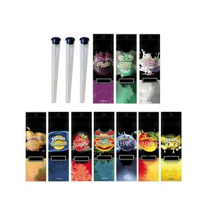 New West Cure 1PCS Mix Flavours Proof Proof Torba Pre Roll Stoberna Rurka Opakowanie WCC Preroll Tube