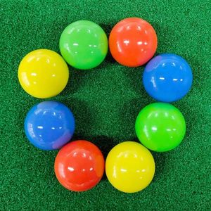 Стильный мяч для гольфа, диаметр 60 мм, 236 дюймов, зажим, синий, желтый, красный, зеленый, сплошной цвет, падение 240116