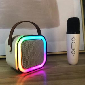 スピーカーホームKTV KARAOKE MICROPHONE WIRELESS SPEAKER HIGHEND BLUETOOTHオーディオスモールプロフェッショナルチルドレンズ歌手スピーカーコラム