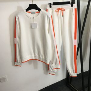 Casal marca fatos de treino algodão hoodies calças clássico topos agasalho letras luxo impressão esporte agasalho t terno conjunto