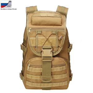 Mochila tática militar, bolsa de assalto do exército, sistema molle, esportes ao ar livre, acampamento, caminhadas, caça, sacos 240115