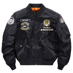 Air Force Fly Pilot Jacket Military Airborne Flight Tactical Bomber Men Fall Winter Warm Motorcycle Down Coat 240115