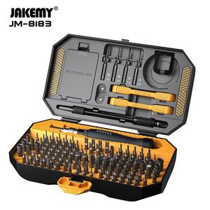 JAKEMY Set di mini cacciaviti per riparazioni precise di alta qualità 145 in 1 Kit di strumenti di riparazione fai-da-te con computer portatile del telefono 240115