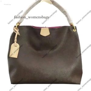 5A 1: 1 Lyxväskor Designer Womens Bag M 43704 Hobo stor handväska kapacitet verklig läder graciös axel kvinna handväskor totes graciösa väskor lyx