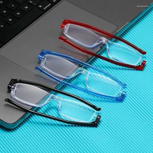 Sunglasses Folding Reading Glasses Lightweight Presbyopic Eyewear 360 ° Rotating Mirror Leg Comfortable Women Foldable Eyeglass