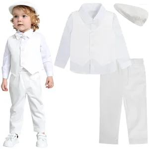 Clothing Sets Baptism Clothes For A Boy Christening Outfit Toddler Kids Dedication Church Suit Infant Birthday Gift Set