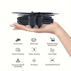 Drone PiHOT P30Plus con fotocamera 1080P, drone con fotocamera WiFi FPV quadricottero drone 2.4G RC, decollo/spegnimento con un tasto, mantenimento dell'altitudine, vibrazione 3D Natale Halloween regalo di ringraziamento