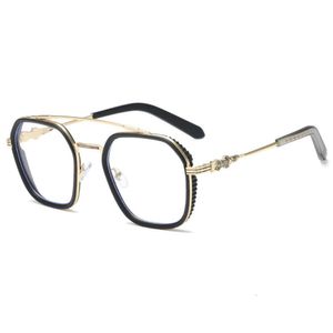 2024 Luxus-Designer-CH-Sonnenbrille für Damen, verchromt, Brillengestelle, Herren, große, flache Herren-Brille, Herz-Brillengestell, Damen, Unisex, hochwertige Brillen 98AL
