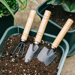 Garden Supplies Mini Shovel 3st/uppsättning hushållsplantning Blommor Lossa jordpott växter Lätt att bära trädgårdshandverktyg 0116