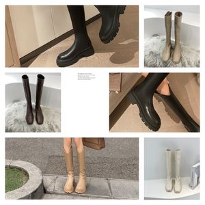 Designer-Stiefel für Herren und Damen, Segeltuchschuhe, echtes Leder, Sneakers, High-Top-Booties, schwarze Schnür-Trainer, atmungsaktiv, Plateau-Stiefel, groß