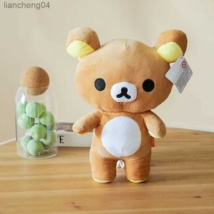 Fyllda plyschdjur 28 cm rilakkuma plysch nallebjörn fylld docka kawaii björn plyschar vackra djur leksaker hobby anime rum dekor xmas gåvor