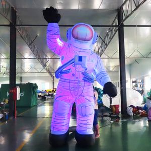 Mongolfiera gonfiabile gigante dell'astronauta del fumetto dell'astronauta della pubblicità commerciale di attività all'aperto alta 8m-26ft in vendita