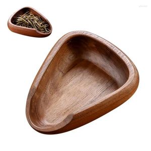 Tea Trays Coffee Bean Bowl Dosing Portable Cupping Tray Wooden Vessel For Homes Bar Cup Kitchen Supplie