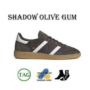 2024 New Handball Spezial Almost Yellow Scarlet Navy Gum Aluminum Arctic Night Shadow Brown Collegiate Green White Grey Casual Shoe Sneakers Gym Shoes 87a