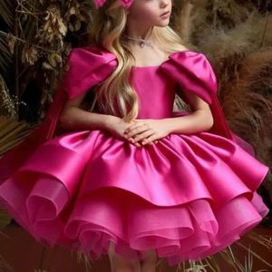 Luksusowa kwiecista dziewczyna sukienka puszysta wielka sukienka impreza dziewczynka urodziny