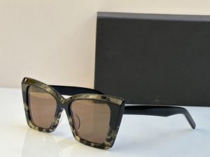 Óculos de sol de designer para homens mulheres moda 810 cateye verão cr-39 óculos de vanguarda estilo anti-ultravioleta popularidade quadrado acetato quadro completo óculos caixa aleatória