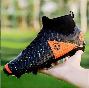 Men Soccer Shoes Top Quality Football Boots Cleats Children's Outdoor Sports Shoes Outdoor Training Shoes Drop Shipping Futsal