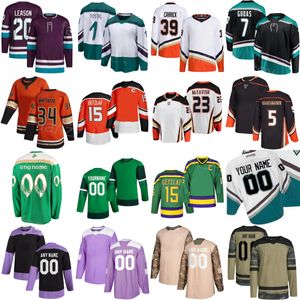 Team Hockey 7 Radko Gudas Jersey Kids Men Women 39 Sam Carrick 5 Urho Vaakanainen 20 Brett Leason 15 Ryan Getzlaf 23 Mason McTavish 1 Lukas Dostal 34 Pavel Mintyukov