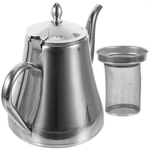 Dinnerware Sets Stainless Steel Teapot Glass Water Bottle Stove Top Kettles Casserole Desktop Decor Pitcher Travel Stovetop Modern