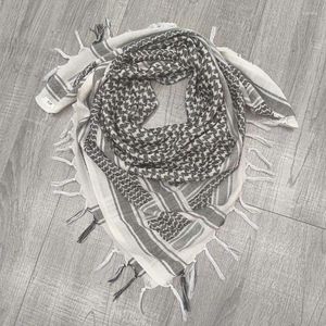 Sciarpe Sciarpa di cotone Tattiche arabe Desert Shemagh per uomo Donna Head Wrap 13MC