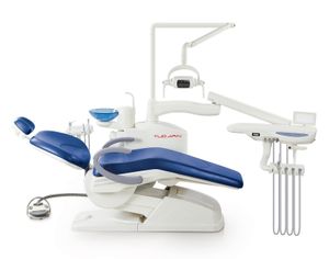 Tuojian TJ2688 E5 Royal Blue Dental Equipment Dental Chair Dental Unit With Woodpecker N2 Scaler Handpiece