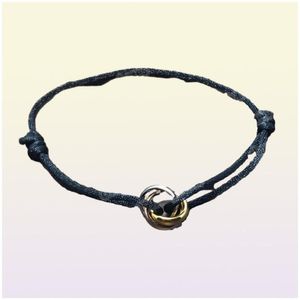 Designer Charm Bracelets Classic C Style Lucky Rope Rope قابل للتعديل قابل للتعديل متعدد الألوان متوفر مع نقش ومربع Linka28805094