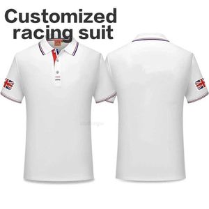 Drużyna F1 Bentley GT3 Racing Suit klub samochodowy Dostosowany biznes swobodny koszulka z krótkim rękawem koszulka polo w stylu letni (poliestrowy fibe