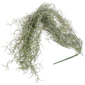 Decorative Flowers Fake Spanish Moss Artificial Hanging Garland Faux Greenery Plants Vines Garlands Crafts Planters Outdoor