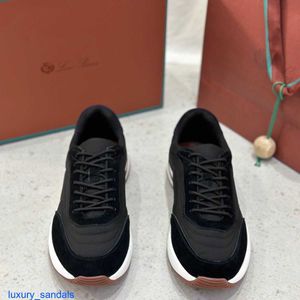 Week End Walk Sneakers Loropinas Freizeitschuhe Neue Herren-Sportschuhe aus echtem Leder mit Mesh-Einsatz, atmungsaktive Freizeitschuhe, farbige Schnür-Laufschuhe HB WPIA