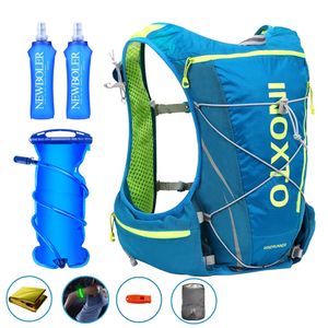 8L Lauf Hydratation Weste Rucksack Männer Frauen Outdoor Sport Taschen Trail Marathon Joggen Wandern Rucksack Option Wasser Tasche Flasche 240116