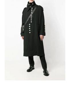 S-7XLAutumn winter male loose windbreaker youth joker fashion long coat casual coat jacket 240116