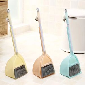 Broom Dustpan Playhouse Toys Gift Baby Mini Simulation Completing House Cleaning Kids Adtenced Floor Tools Mop 240116