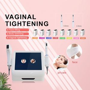 2024 NY 2 I 1 Konkurrenskraftig pris nålkassettsystem Vaginal åtstramning HIFU Vagina Treating Machine