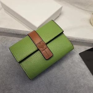 New Men's and Women's Credit Wallet Fashion Designer Card Bag Luxury Brand Wallet Leather Rope Buckle Thin Wallet Combination Classic Fashion Wallet Letter Wallet
