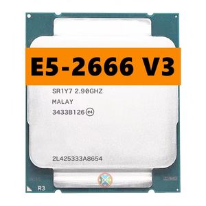 Xeon E5-2666V3 E5 2666v3 E5 2666 v3 2.9 GHz Processador CPU de vinte fios e dez núcleos 25M 135W LGA 2011-3 240115