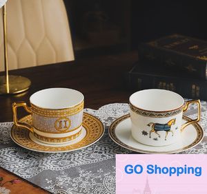 Simples osso china criativo europeu café da manhã xícara cerâmica caneca beber conjunto de café