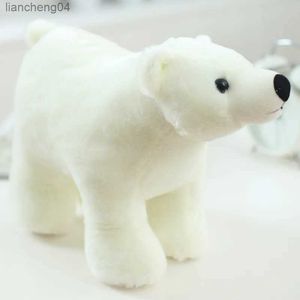 Plushowe zwierzęta 20/25/35/45 cm Super urocze niedźwiedź polarny Family Filmed Plush Plush Placing Prezent dla dzieci M065