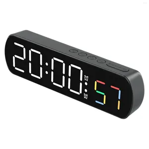 Настенные часы Электронные часы-будильник Светодиодный дисплей высокой четкости Преобразование формата рабочего стола Четыре цвета