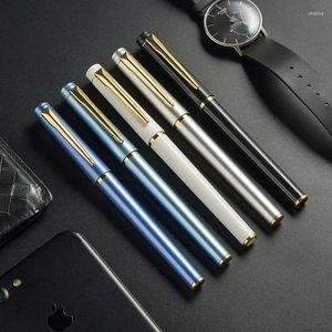 1 stücke Tragbare Büro Stift Gel Stifte Metall Material Gehobenen Business Unterschrift Schule Schreibwaren Promotions Geschenk