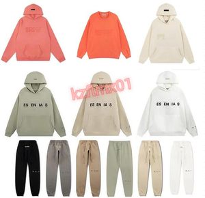 ESS 2023 Moletom Quente Essentialhoody Essent Hoodies Suéter Essentialhoodies Mens Womens Moda Pulôver Moletom Solto Com Capuz Casal Top Essentialshirt