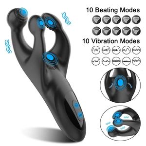 Sex Toy Massager Penis Delay Trainer Exerciser Glans Scrotum Stimulater Massager Male Vibrator Scrotal Masturbator Toys Adult Goods for Men