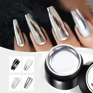 Zestawy do paznokci Srebrny Polski Malarstwo żel do zanurzenia żywicy Malowane Manicure Salon Home Diy Nails