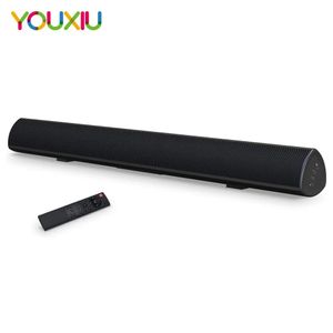 Alto -falantes 40W TV Soundbar Bluetooth Speaker sem fio 5.0 Home Theatre Wired Bass Stereo Sound Bar embutido Subwoofer com controle remoto