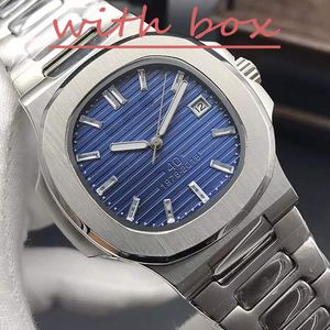 40 -årsjubileum Watch Designer Watch Mens Automatisk mekanisk rörelse All rostfritt stål Sapphire Glass 40mm herrklocka Montre de Luxe tittar hög kvalitet