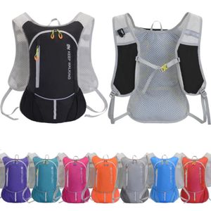 8L açık hava spor bisiklet bisiklet backpack yürüyüş günü paketi koşu su torbası hidrasyon hidrasyon rucksack ultralight binicilik mesane sırt çantası 240116