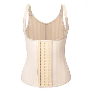 Mulheres Shapers XXS -6XL Gancho Ajustável Cintura Trainer 25 Aço Desossado Slimming Corset Workout Cinturão Colete Látex Mulheres Corpo Shaper Plus Size