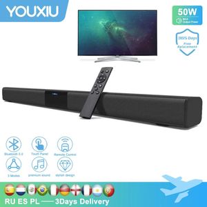 Högtalare Youxiu TV Soundbar Wireless Bluetooth 5.0 Surround Sound Bar Stero Speaker Home Theatre Soundbars