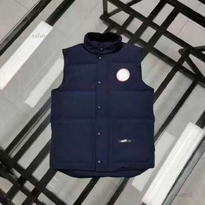 Gilet da uomo Versione originale pura di Goose Vest Expedition Piumino d'anatra bianco senza maniche per uomo Donna in autunno e inverno