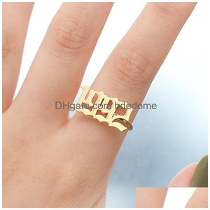 Ring RVS RVS Par Par Para Sieraden 1998 1999 2000 2002 2003 2004 2005 2006 Rose Goud Liczba BFF 936 T2 Drop D DHDMO