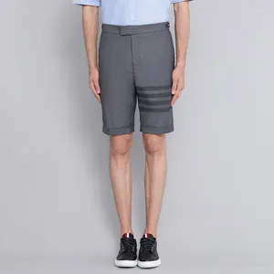 Shorts Shorts Summer Sump Short Short Corean Fashion Brand Pantaloni per uomini Black 4-bar Stripe Haruku Formale Pant